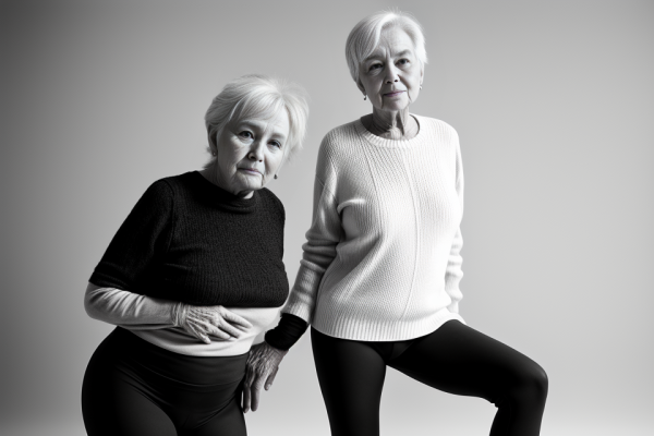 Is it appropriate for a 75-year-old woman to wear leggings?