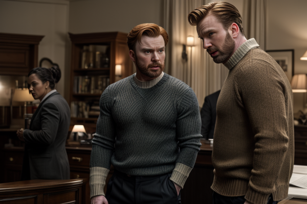 Uncovering the Mystery Behind Chris Evans’ Jumper in Knives Out: A Dive into the World of Sweaters